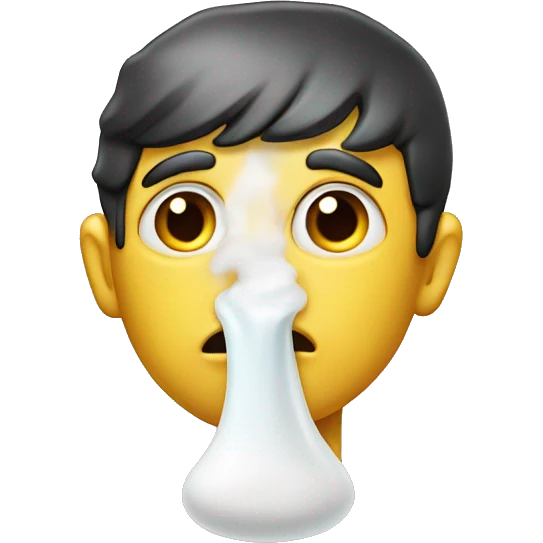 Nose sniffing sugar  emoji
