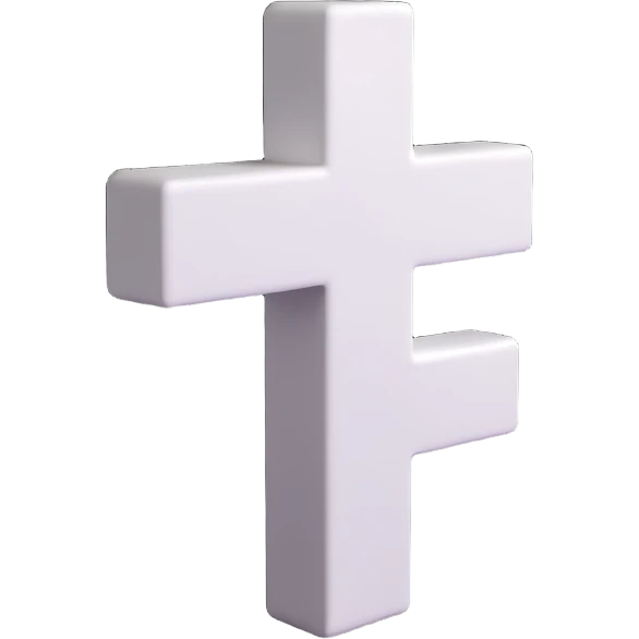white plus sign, 3D, slightly raised look, Microsoft fluent emoji style emoji