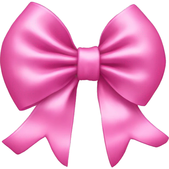 Pink bow emoji