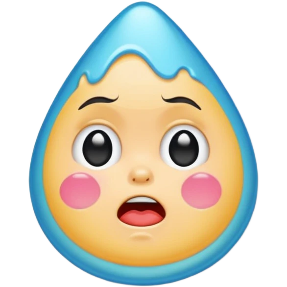 Cry baby sticker emoji