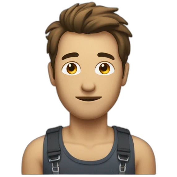 Homme qui prend la foudre emoji