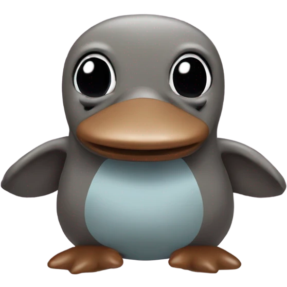 Platypus with heart eyes￼ emoji