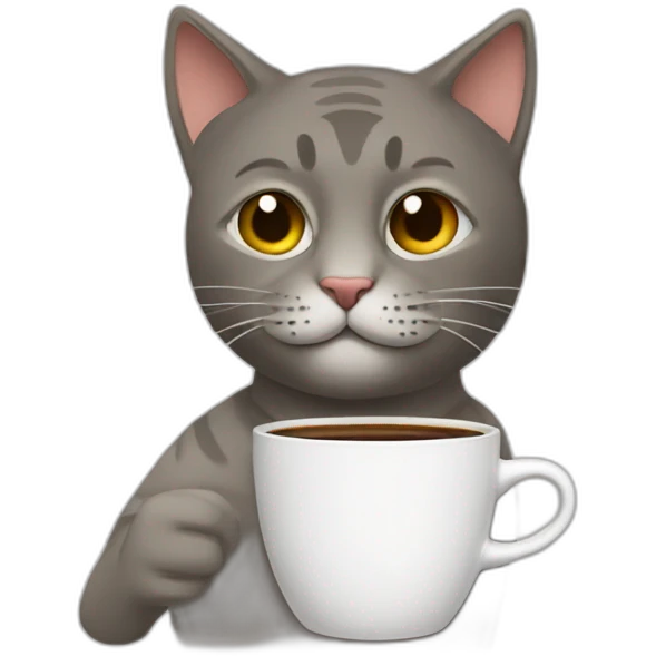 catonalaptopdrinkingcoffee emoji