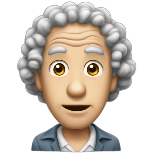 Curly of the three stooges emoji