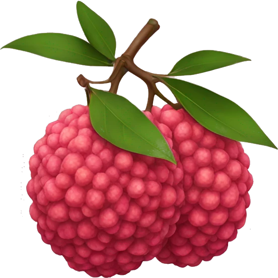 Lychee emoji