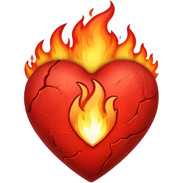 cuore infuocato  emoji