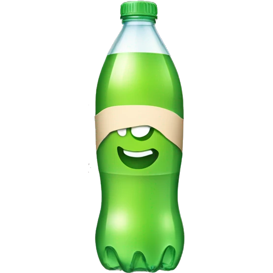 Bouteille de soda en plastique  emoji