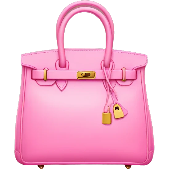 pink birkin bag emoji