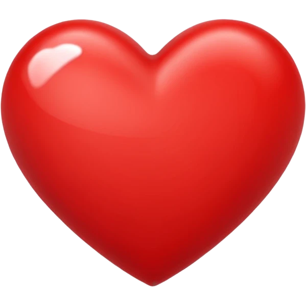 red beating heart symbolizing love emoji