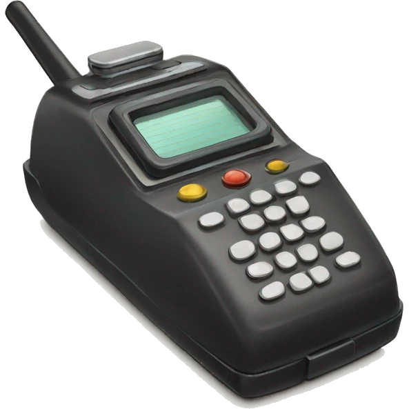 vintage Walkie talkie emoji
