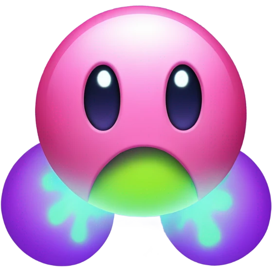 Radioactive Kirby emoji