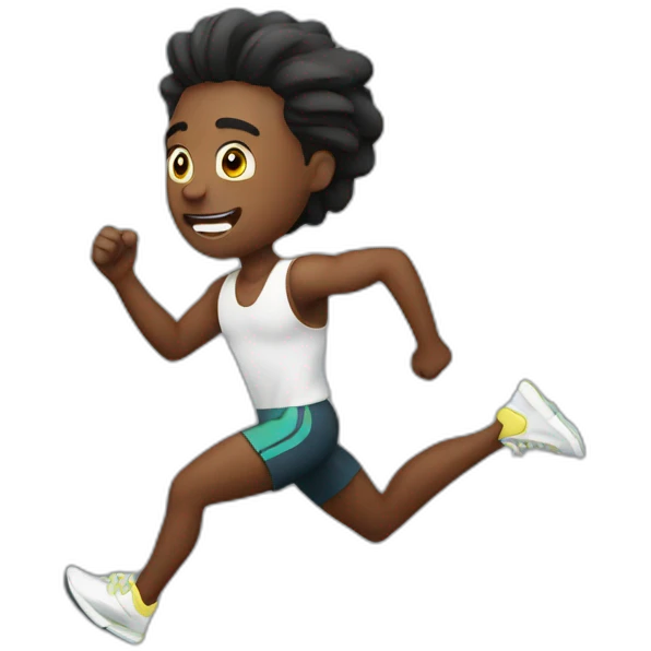 Runner fast emoji