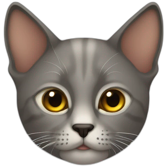 gato un ojo bizco emoji