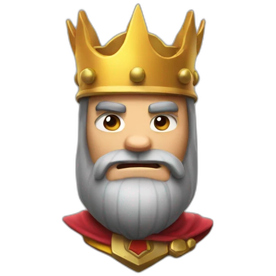 The king of clash royal emoji