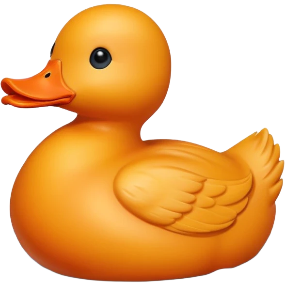 Seal stamp with orange duck emoji