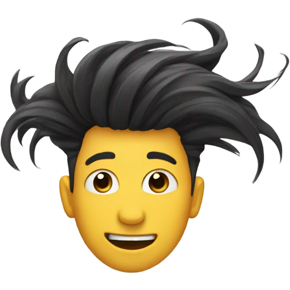 Hair flip emoji