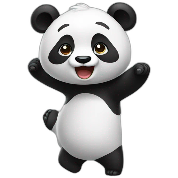 panda qui dab emoji