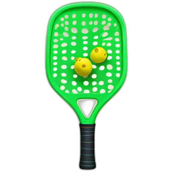 Pickleball racquet emoji