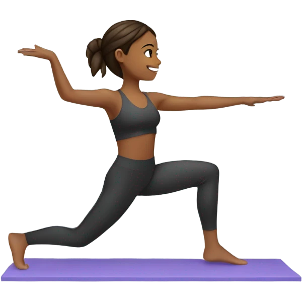 girl doing pilates  emoji