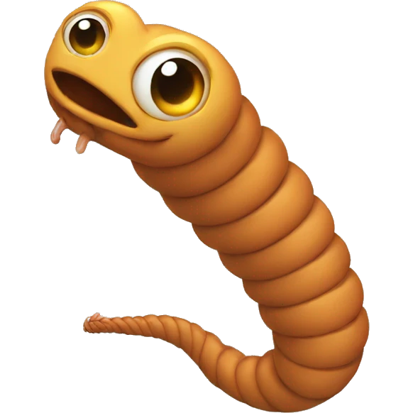 worm emoji