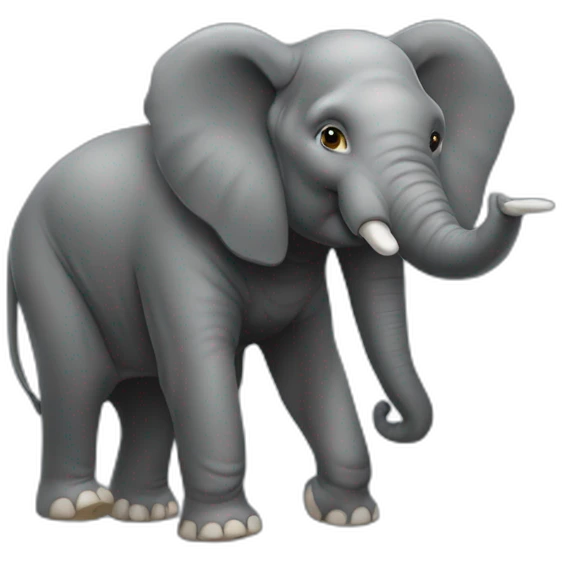 Éléphant twerk emoji