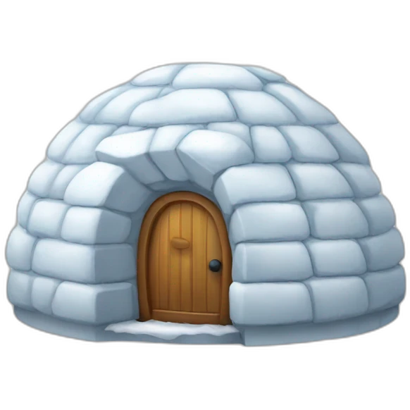 igloo says hello emoji