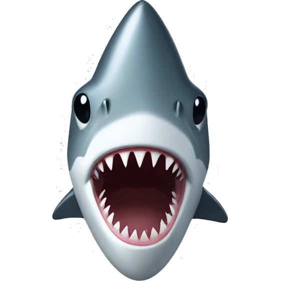 one shark tooth emoji