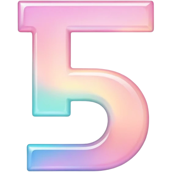 Iridescent pastel pink romantic formal elegant sophisticated cultured neat pretty beautiful nifty Font setting icon with letter I emoji