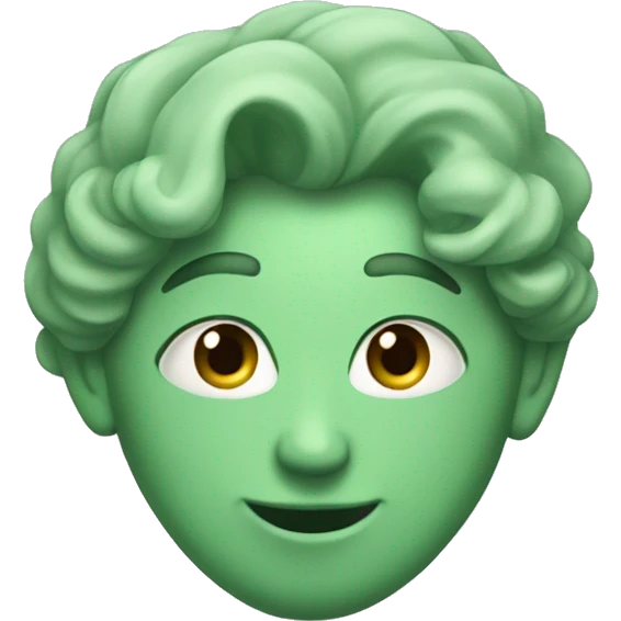 sage green heart emoji