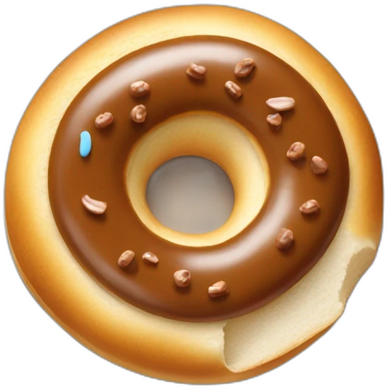 Bagel Nutella emoji