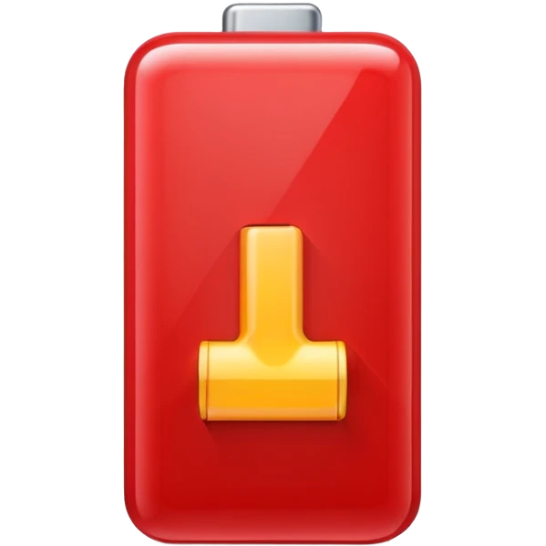 low battery icon apple emoji