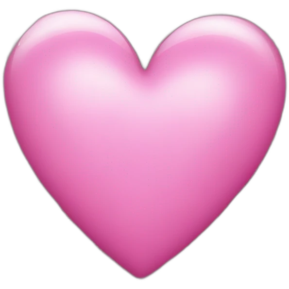 Pink glitter heart emoji