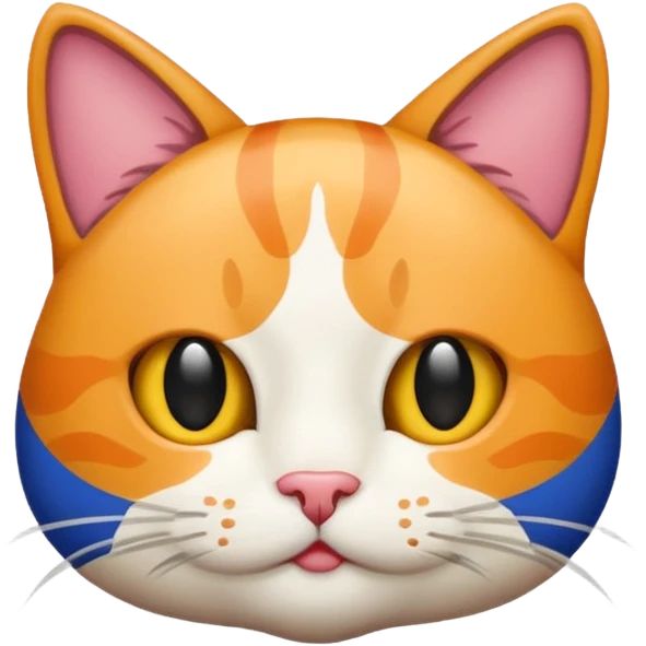 Tricolor cat emoji