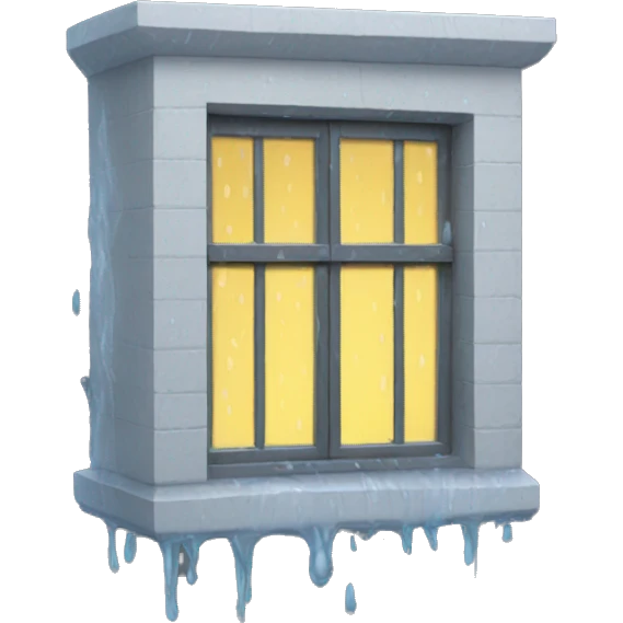 window, and its raining outside emoji