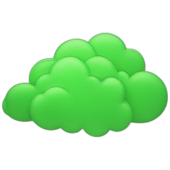 Green Clouds emoji