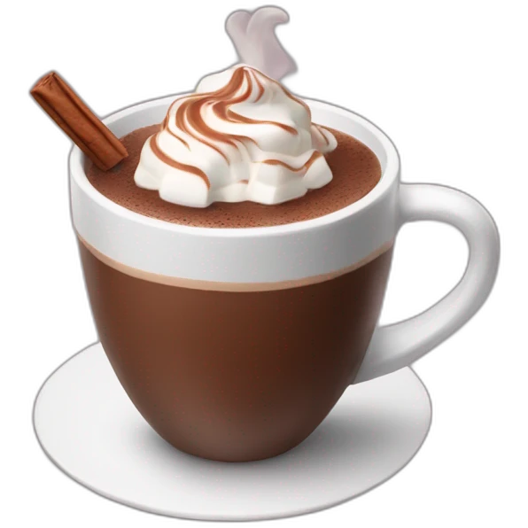 Hot chocolate emoji