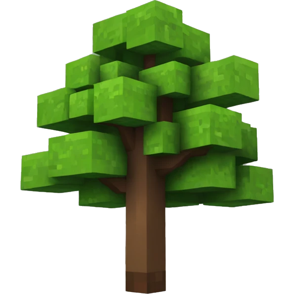 Arbol de minecraft emoji