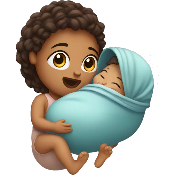 me having a baby emoji