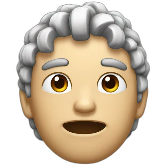 cérebro em chamas emoji