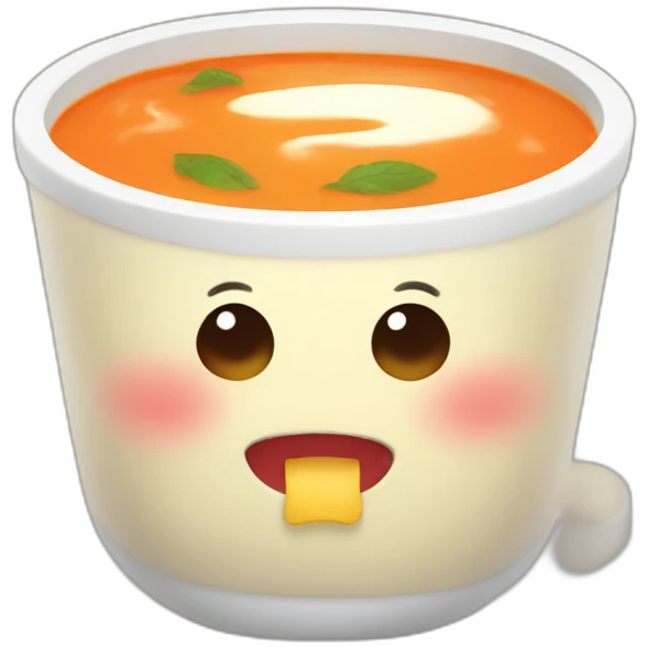 kawaii soup emoji