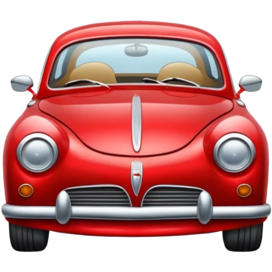 car from the front emoji