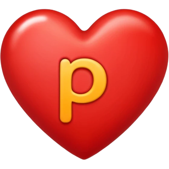 emoji herz mit buchstabe P drin emoji