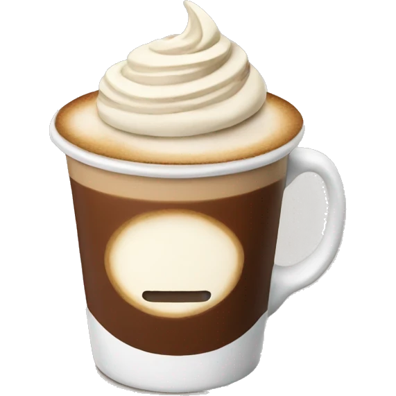 Chocolate latte emoji