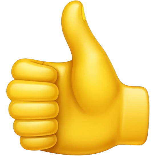 thumbs up emoji, positive and bold emoji