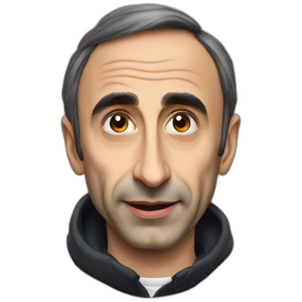 Éric Zemmour qui sourit emoji