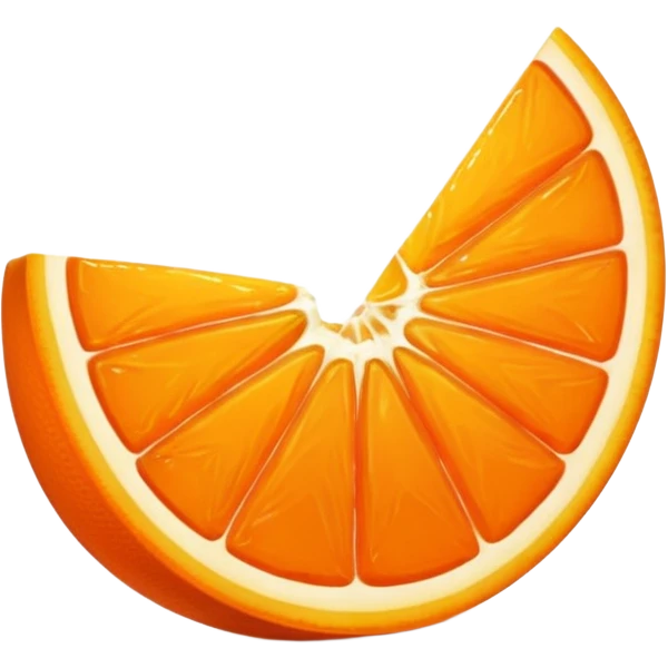 orange wedge emoji