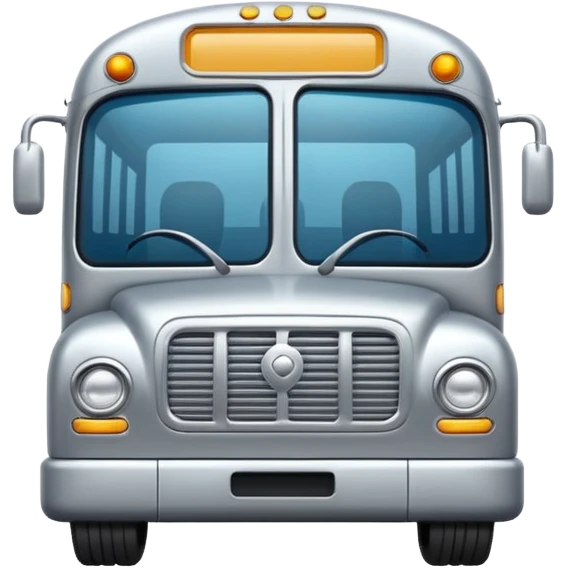 High resolution of  bus emoji