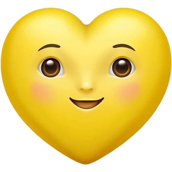 coração parecido com limão  emoji