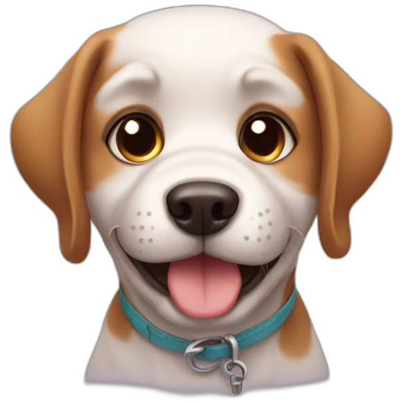 cute dog emoji