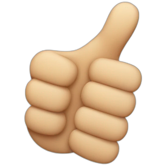 Thumbs up emoji